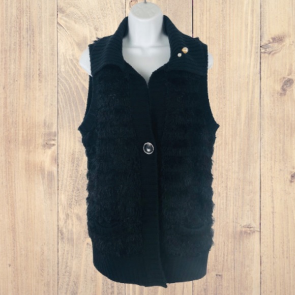 Long knitted vest - Picture 3 of 7